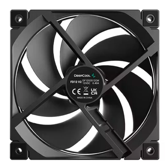 DeepCool FD12 V2 120x120x25mm ventilator hydro bearing 500-2500rpm 80CFM 35dBa Black - Slika 3