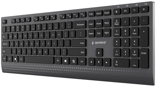 KB-MCH-06 Multimedijalna Slim tastatura US-international - Slika 3